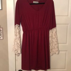 Maroon dress